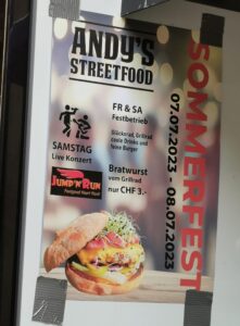 Jump'n'Run Konzert am Sommerfest Andy's Streetfood Wald